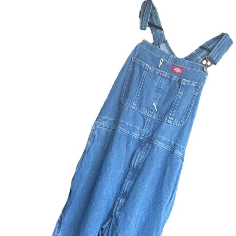 Dickies Men's Blue Dungarees-overalls